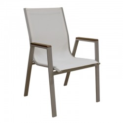 SELBY CAPPUCCINO/WHITE TEXT ΜΕΤΑΛΛΙΚΗ ΠΟΛ/ΝΑ 56Χ64Χ90εκ.