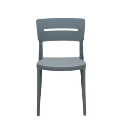 EMILY DARK GREY ΚΑΡΕΚΛΑ ΠΟΛ/ΝΙΟΥ 43.5X51X80εκ.