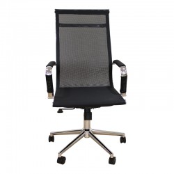 A9954 ΜΑΥΡΟ PU/MESH ΠΟΛΥΘΡΟΝΑ ΓΡΑΦΕΙΟΥ 53X58X46-105/55-115εκ.