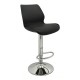 Σκαμπό Μπάρ 2τμχ Bar49 Black Pu/Pvc 39X45X102εκ.