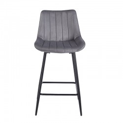 REPO GREY VELVET ΥΦΑΣΜΑ 66εκ. ΣΚΑΜΠΟ ΜΕΤΑΛΛΙΚΟ 48X49X66-96εκ.