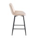 REPO BEIGE VELVET ΥΦΑΣΜΑ 66εκ. ΣΚΑΜΠΟ ΜΕΤΑΛΛΙΚΟ 48X49X66-96εκ.