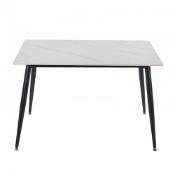 LOBY CERAMIC WHITE MARBLE 120Χ80Χ75εκ. ΤΡΑΠΕΖΙ