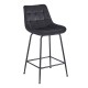 ERMINA BLACK VELVET ΥΦΑΣΜΑ 64εκ. ΣΚΑΜΠΟ ΜΕΤΑΛΛΙΚΟ 49X50X64-94εκ.