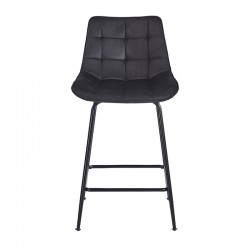 ERMINA BLACK VELVET ΥΦΑΣΜΑ 64εκ. ΣΚΑΜΠΟ ΜΕΤΑΛΛΙΚΟ 49X50X64-94εκ.