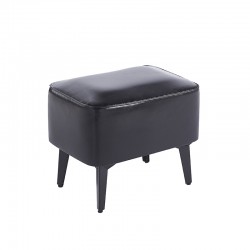 SAMI BLACK PU ΣΚΑΜΠΟ 40X30X34εκ.