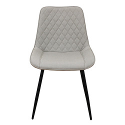ALESIA L. BEIGE ΥΦΑΣΜΑ ΚΑΡΕΚΛΑ ΜΕΤΑΛΛΙΚΗ 50X59X86εκ.