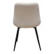 ALESIA L. BEIGE ΥΦΑΣΜΑ ΚΑΡΕΚΛΑ ΜΕΤΑΛΛΙΚΗ 50X59X86εκ.