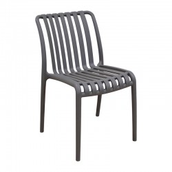 PARMA DARK GREY ΚΑΡΕΚΛΑ ΠΟΛ/ΝΙΟΥ 46X59X80εκ.