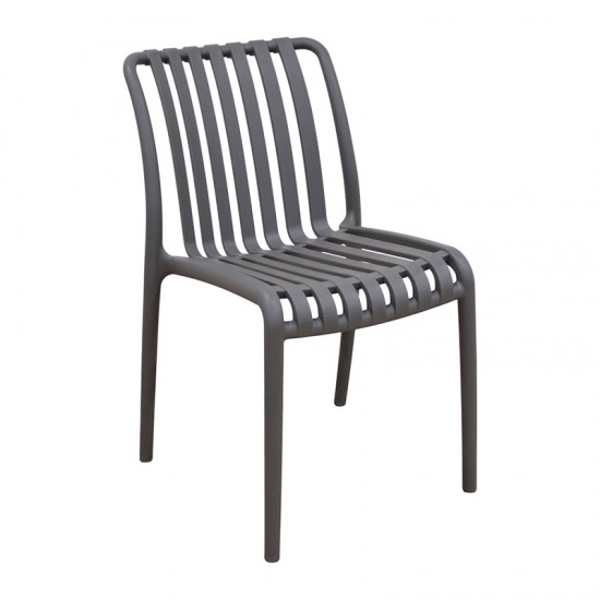 PARMA DARK GREY ΚΑΡΕΚΛΑ ΠΟΛ/ΝΙΟΥ 46X59X80εκ.
