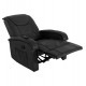 ΠΟΛΥΘΡΟΝΑ RELAX ΜΕ ΜΗΧΑΝΙΣΜΟ MASSAGE ROCCA HM0026.01 PU ΜΑΥΡΟ 88x90x80 εκ.
