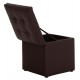 ΣΚΑΜΠΩ ΜΕ ΑΠΟΘΗΚΕΥΤΙΚΟ ΧΩΡΟ PU ΚΑΦΕ CUBE HM224.03--38x38x36.5Υεκ.