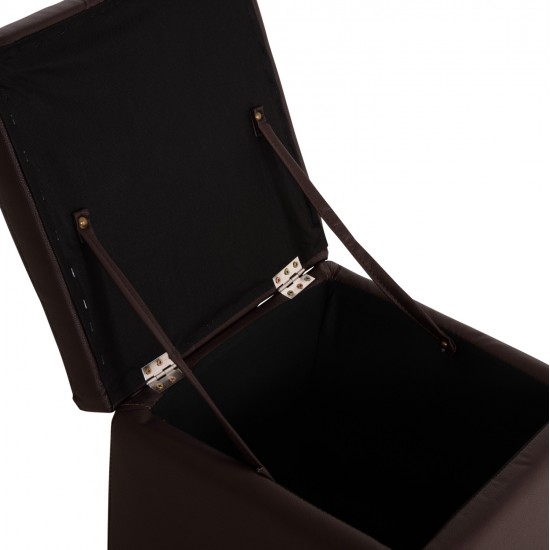 ΣΚΑΜΠΩ ΜΕ ΑΠΟΘΗΚΕΥΤΙΚΟ ΧΩΡΟ PU ΚΑΦΕ CUBE HM224.03--38x38x36.5Υεκ.