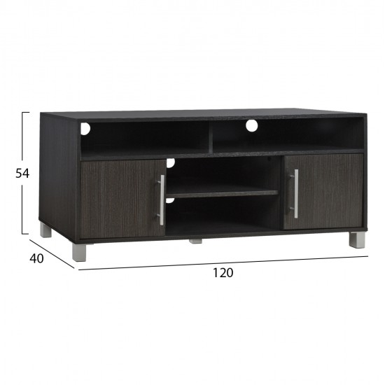 ΕΠΙΠΛΟ ΤΗΛΕΟΡΑΣΗΣ ΜΕΛΑΜΙΝΗΣ DANNA HM2202.01 ZEBRANO 120x40x55Υεκ.