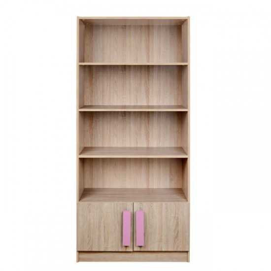 ΒΙΒΛΙΟΘΗΚΗ PLAYROOM SONAMA-ΡΟΖ HM10146.03 80X35X180εκ.