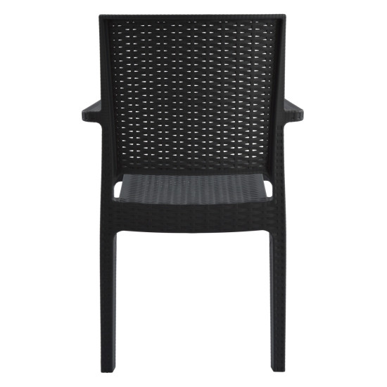 ΠΟΛΥΘΡΟΝΑ ΠΟΛΥΠΡΟΠΥΛΕΝΙΟΥ ΒΑΡΕΩΣ ΤΥΠΟΥ KAGANU DARK GREY HM5134.01 57x55,5x89 εκ.