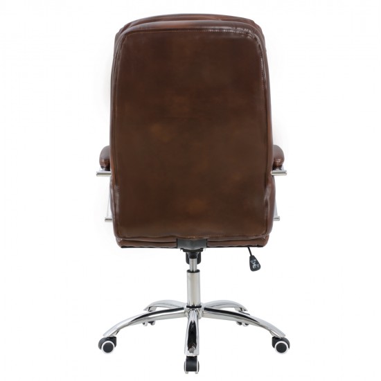 ΚΑΡΕΚΛΑ ΓΡΑΦΕΙΟΥ LANISHA HM1099.09 PU ΣΕ ΚΑΦΕ 65x73x125Υεκ