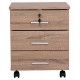ΣΥΡΤΑΡΙΕΡΑ ΓΡΑΦΕΙΟΥ HAYDEN HM2282.02 ΣΕ SONAMA ΧΡΩΜΑ 39.5x40x46.5Υεκ