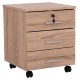ΣΥΡΤΑΡΙΕΡΑ ΓΡΑΦΕΙΟΥ HAYDEN HM2282.02 ΣΕ SONAMA ΧΡΩΜΑ 39.5x40x46.5Υεκ