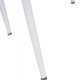 ΤΡΑΠΕΖΙ ΤΡΑΠΕΖΑΡΙΑΣ PALOMA HM8335.02, 70Χ70X76,5, SONOMA, ΛΕΥΚΑ ΠΟΔΙΑ