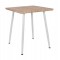 ΤΡΑΠΕΖΙ ΤΡΑΠΕΖΑΡΙΑΣ PALOMA HM8335.02, 70Χ70X76,5, SONOMA, ΛΕΥΚΑ ΠΟΔΙΑ