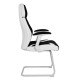 ΠΟΛΥΘΡΟΝΑ ZAHARA HM1102.02 ΣΕ ΧΡΩΜΑ ΜΑΥΡΟ ΜΕ ΑΣΠΡΟ 66,5x63x108cm