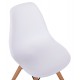 ΚΑΡΕΚΛΑ TWIST KID HM8453.01 ΞΥΛΙΝΑ ΠΟΔΙΑ Κ ΚΑΘΙΣΜΑ PP ΛΕΥΚΟ 31x34x55.5Υεκ
