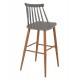 ΣΚΑΜΠΟ ΜΠΑΡ HM8459.10 VANESSA ΣΕ ΓΚΡΙ ΧΡΩΜΑ 43x49x107 εκ.