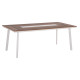 ΤΡΑΠΕΖΙ ΑΛΟΥΜΙΝΙΟΥ TABER HM5131.11 ΛΕΥΚΟ ΜΕ POLYWOOD TOP 200x100x75Υεκ