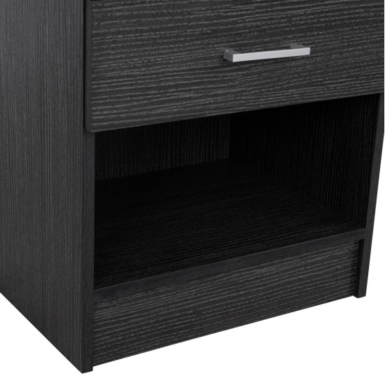 ΚΟΜΟΔΙΝΟ ΜΕ 1 ΣΥΡΤΑΡΙ LANEY ZEBRANO 45x35,5x47Υ εκ. HM2345.02