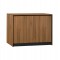 ΝΤΟΥΛΑΠΙ ΓΡΑΦΕΙΟΥ SUPREME HM2357 ΜΕΛΑΜΙΝΗ ΣΕ HONEY OAK & ΓΚΡΙ 120x40x80Υεκ.