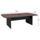 ΕΠΑΓΓΕΛΜΑΤΙΚΟ ΓΡΑΦΕΙΟ ΣΥΝΕΔΡΙΑΣΕΩΝ ROSEWOOD HM2103.02--- 240Χ120Χ75Υ
