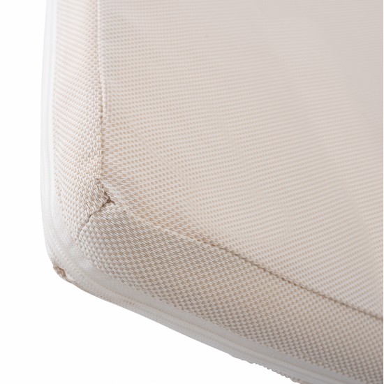 ΜΑΞΙΛΑΡΙ ΞΑΠΛΩΣΤΡΑΣ TEXTILENE 600gr/m2 2X1 SIFNOS ΜΠΕΖ HM11234.60T 196(117+1+78)x58x6εκ.