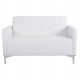 ΚΑΝΑΠΕΣ 2ΘΕΣΙΟΣ NELLIE HM3159.22 ΜΕ ΛΕΥΚΟ PU 113x71x71Υ εκ.