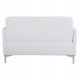 ΚΑΝΑΠΕΣ 2ΘΕΣΙΟΣ NELLIE HM3159.22 ΜΕ ΛΕΥΚΟ PU 113x71x71Υ εκ.