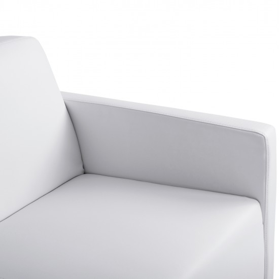 ΚΑΝΑΠΕΣ 2ΘΕΣΙΟΣ NELLIE HM3159.22 ΜΕ ΛΕΥΚΟ PU 113x71x71Υ εκ.