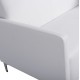 ΚΑΝΑΠΕΣ 2ΘΕΣΙΟΣ NELLIE HM3159.22 ΜΕ ΛΕΥΚΟ PU 113x71x71Υ εκ.