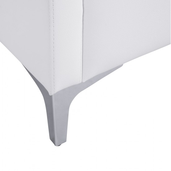ΚΑΝΑΠΕΣ 2ΘΕΣΙΟΣ NELLIE HM3159.22 ΜΕ ΛΕΥΚΟ PU 113x71x71Υ εκ.