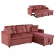 ΚΑΝΑΠΕΣ ΓΩΝΙΑ ΚΡΕΒΑΤΙ WAYNE 224x147x85Υεκ. HM3028.12 ΒΕΛΟΥΔΟ ΣΑΠΙΟ ΜΗΛΟ