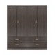 ΣΕΤ 2 ΤΜΧ ΝΤΟΥΛΑΠΑ 4ΦΥΛΛΗ ΜΕ 4 ΣΥΡΤΑΡΙΑ ZEBRANO 160X42X181 HM11349.01