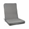 ΜΑΞΙΛΑΡΙ ΚΑΡΕΚΛΑΣ ΜΕ ΠΛΑΤΗ POLYESTER CHIOS ΓΚΡΙ HM11238.10P 117(45+72)X46X6 εκ.