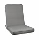 ΜΑΞΙΛΑΡΙ ΚΑΡΕΚΛΑΣ ΜΕ ΠΛΑΤΗ POLYESTER CHIOS ΓΚΡΙ HM11238.10P 117(45+72)X46X6 εκ.