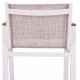ΣΚΑΜΠΟ ΜΠΑΡ ΑΛΟΥΜΙΝΙΟΥ ΛΕΥΚΟ ΜΕ POLYWOOD 52 x 58 x 108 εκ. HM5790.01