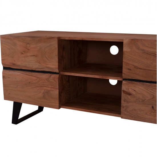 ΕΠΙΠΛΟ TV ALICIA ΜΑΣΙΦ ΞΥΛΟ ΑΚΑΚΙΑΣ ΦΥΣΙΚΟ HM8174.11 160x43x66Y εκ.