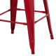 ΣΚΑΜΠΟ ΜΕΣ. ΥΨΟΥΣ MELITA HM8573.04 ΜΕΤΑΛΛΙΚΟ ΣΕ KOKKINO 43x43x67Yεκ.