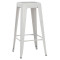 ΣΚΑΜΠΟ BAR MELITA HM8642.21 ΜΕΤΑΛΛΙΚΟ ΣΕ ΛΕΥΚΟ ΜΑΤ 43x43x78Υεκ.