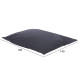 ΠΟΥΦ/ΜΑΞΙΛΑΡΑ ΘΑΛΑΣΣΗΣ ANSHU HM5808.02 ΓΚΡΙ ΜΕ UV PROTECTION 140x180 εκ.