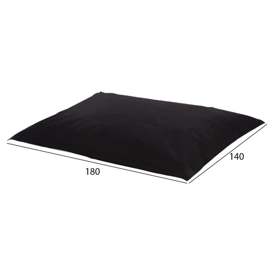 ΠΟΥΦ/ΜΑΞΙΛΑΡΑ ΘΑΛΑΣΣΗΣ ANSHU HM5808.04 ΜΑΥΡΟ ΜΕ UV PROTECTION 140x180 εκ.