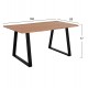 ΤΡΑΠΕΖΙ ΤΡΑΠΕΖΑΡΙΑΣ SOFIA SLIM HM8500.11 ΜΑΣΙΦ ΞΥΛΟ ΑΚΑΚΙΑΣ 160x90x76Υ εκ.