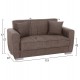 ΚΑΝΑΠΕΣ ΚΡΕΒΑΤΙ POLYA ΔΙΘΕΣΙΟΣ ΚΑΦΕ HM3241.02 153x87x77 εκ.